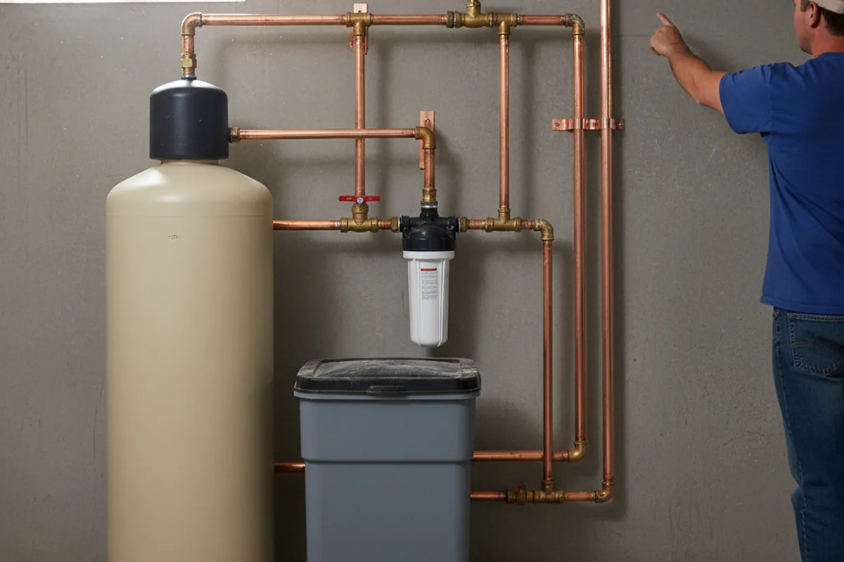 Whole-house water treatment system installed in Mallie